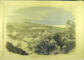 Original Old Antique Print 1869 Bay Harbour St. Jago Cuba Landscape Victorian