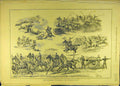Original Old Antique Print 1884 Royal Military Tournament Agricultural Cavalry