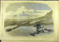 Original Old Antique Print 1860 Review Troops Volunteers Cape-Town Africa Bowler