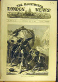 Original Old Antique Print 1873 Sketches Spain Carlist Ambuscade Spanish 19th