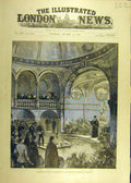 Original Old Antique Print 1890 Inauguration Mausoleum Emperor Frederick Potsdam