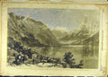Original Old Antique Print 1856 Lake Geneva Collingwood-Smith Painting Fine Art