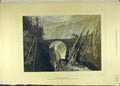 Original Old Antique Print 1872 Little Devil'S Bridge Altdorf Painting Fine Art
