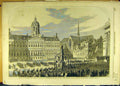 Old Antique Print 1861 King Queen Holland Visit Amsterdam National Guard 19th