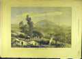 Original Old Antique Print 1872 Changmaunna Looshai Country Landscape Victorian