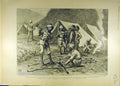 Original Old Antique Print 1898 Buner Expedition Surrendered Arms Guns Rifles