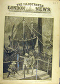 Old Antique Print 1890 Prince Albert Victor India Elephants Khedah Mysore 19th