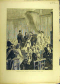 Old Antique Print 1872 Rosiere Crown Nanterre Paris French Social History 19th