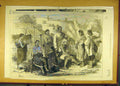 Original Old Antique Print 1872 Looshai Frontier Bengal People Social History