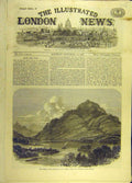 Original Old Antique Print 1869 Highlands Queen Loch Lomond Inch-Tavanagh 19th