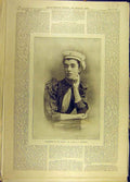 Original Old Antique Print 1894 Sailoress Solent Schenley Sailor Naval Navy 19th