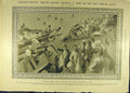 Original Old Antique Print 1907 Africa Coast Traders Boat Ship Aquatic 20th