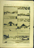 Original Old Antique Print 1907 Famine South-Eastern Russia Kashimovo 20th