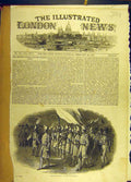 Original Old Antique Print 1849 Torchlight Procession Rome Italy Italian 19th
