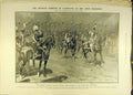 Original Old Antique Print 1906 German Empress Victoria Guard Kaiser Military