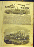 Original Old Antique Print 1858 Imaumbarra Lucknow Mosque Building Victorian