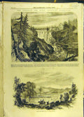Old Antique Print 1858 Canadian Red-River Expedition Superior Roseau Fish 19th