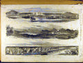 Original Old Antique Print 1853 Military Infantry Bagshot Chobham Review 19th