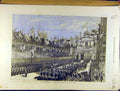 Original Old Antique Print 1872 Law Court Temple-Bar Procession Thanksgiving