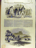Original Old Antique Print 1846 War Africa Kaffir Malay Bambrick Cape-Town 19th