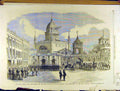 Original Old Antique Print 1858 Royal Bridal Tour William Kings Palace Potsdam