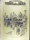 Old Antique Print 1886 Viceroy India Mandalay Dufferin Moolla Ismail Arch 19th