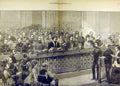 Original Old Antique Print 1872 Thanksgiving Day Royal Pew St. Pauls Cathedral