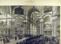 Original Old Antique Print 1872 Thanksgiving Service St. Pauls Cathedral London