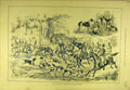 Original Old Antique Print 1884 Stag Hunting Forest Fontainebleau Sport 19th