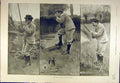Original Old Antique Print 1892 Fisherman Craft Fishing Sketches Sport Victorian