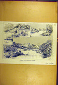 Original Old Antique Print 1889 Fishing Chittagong District Sport 19th