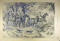 Old Antique Print 1891 Locked-Gate Gentlemen Hunter Fence Jump Hunt Hound 19th