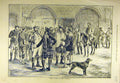 Original Old Antique Print 1884 Hiring Gillies Twelfth Fishing Sport Victorian