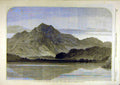 Original Old Antique Print 1869 Queen Highlands Ben Venue Loch Achray Trosachs