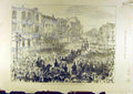 Old Antique Print 1885 Royal Visit Ireland Procession Belfast Ulster Hall 19th