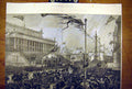Old Antique Print 1886 St George'S Hall Corporation Queen Liverpool Visit 19th