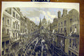 Original Old Antique Print 1872 Thanksgiving Day Procession Ludgate Hill Royal