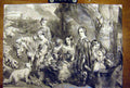 Old Antique Print Royal Children Portrait Princess Louisa Prince Arthur