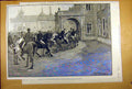 Original Old Antique Print 1889 Queen Sandringham Norfolk Hunt Building Prince