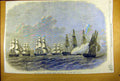 Old Antique Print 1869 British Flying Squadron False-Bay Cape Africa Navy 19th