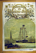 Old Antique Print 1858 Prince Princess Frederick William Antwerp Prussia 19th