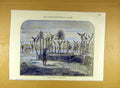 Original Old Antique Print 1872 Tomb Voupilai Looshai Chief 19th