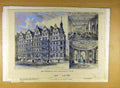 Original Old Antique Print 1886 Constitutional Club Northumberland Ave Building