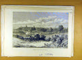 Original Old Antique Print 1890 Aylesbury Queen Royal Visit View Train Victorian