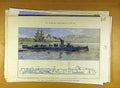 Original Old Antique Print 1887 Falke Torpedo-Boat Section Diagram Naval 19th