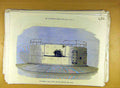 Original Old Antique Print 1872 Turret Hms Glatton First-Shot Naval Ship 19th