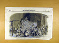 Original Old Antique Print 1854 Child Dream Twelfth Night Keene Sketch Victorian