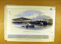 Original Old Antique Print 1853 Gallipoli Ottoman Fleets Station View Victorian