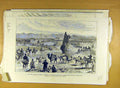 Old Antique Print 1885 Afghan British Expedition Murghab Maruchak Simpson 19th