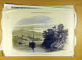 Original Old Antique Print 1872 Looshai Expedition Fort Tea Gardens Cachar 19th